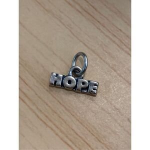 925 Hope Saying Sterling Silver Jewelry Charm